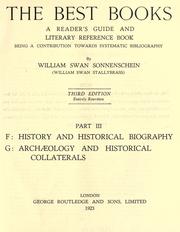 Cover of: The best books by Sonnenschein, William Swan