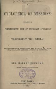 Cover of: A cyclopedia of missions by Harvey Newcomb, Harvey Newcomb