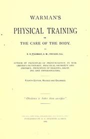 Cover of: Warman's physical training; or, The care of the body.