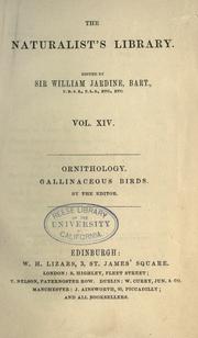 Cover of: Ornitology by Sir William Jardine