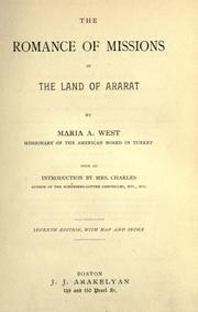 Cover of: The romance of missions in the land of Ararat