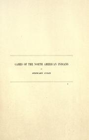 Cover of: Games of the North American Indians. by Stewart Culin