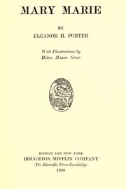 Cover of: Mary Marie by Eleanor Hodgman Porter