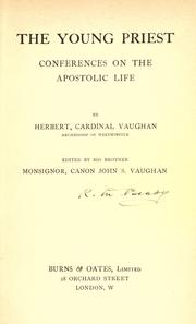 Cover of: The young priest by Herbert Vaughan