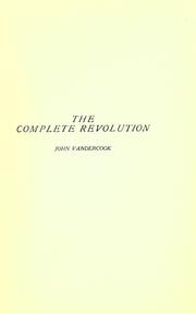 Cover of: The complete revolution ...