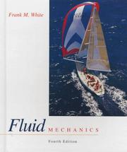 Cover of: Fluid mechanics by Frank M. White