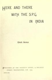 Here and there with the S.P.G. in India