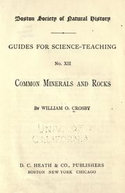 Common minerals and rocks by Crosby, William Otis