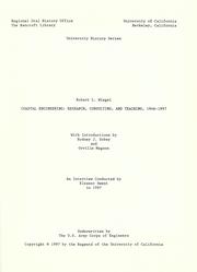 Cover of: Coastal engineering: research, consulting, and teaching, 1946-1997