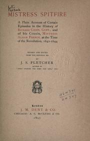 Cover of: Mistress Spitfire by Joseph Smith Fletcher