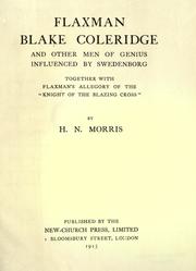 Cover of: Flaxman, Blake, Coleridge, and other men of genius influenced by Swedenborg