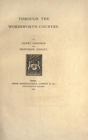 Cover of: Through the Wordsworth country