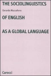 Cover of: The sociolinguistics of English as a global language