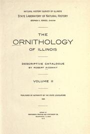 The ornithology of Illinois by Robert Ridgway