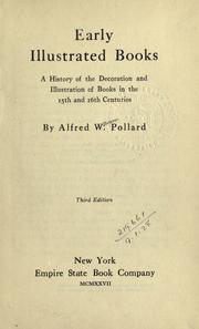 Early illustrated books by Alfred William Pollard