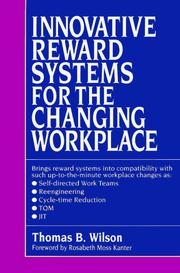 Cover of: Innovative reward systems for the changing workplace