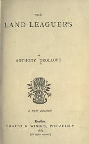 Cover of: The land-leaguers. by Anthony Trollope