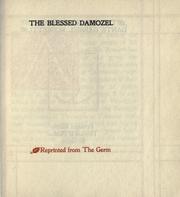 Cover of: The blessed damozel. by Dante Gabriel Rossetti