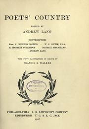 Cover of: Poets' country