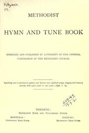 Cover of: Methodist hymn and tune book by Methodist Church (Canada)