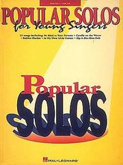 Cover of: Popular Solos for Young Singers