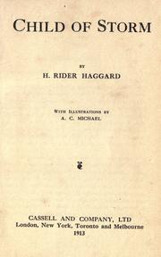 Cover of: Child of storm by H. Rider Haggard