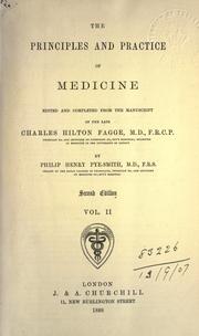 The principles and practice of medicine by Charles Hilton Fagge