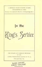 Cover of: In the King's service