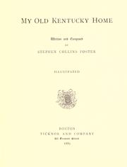 Cover of: My old Kentucky home