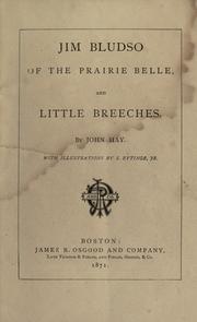 Cover of: Jim Bludso of the Prairie Belle, and Little Breeches.: With illus. by S. Eytinge, Jr.
