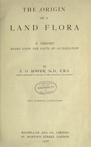Cover of: The origin of a land flora by Bower, F. O.