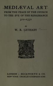 Cover of: Medieval art by W. R. Lethaby