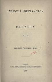 Cover of: Insecta Britannica: Diptera.