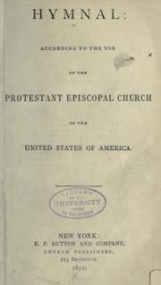 Cover of: Hymnal by Episcopal Church