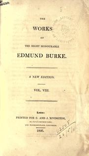 Cover of: Works. by Edmund Burke