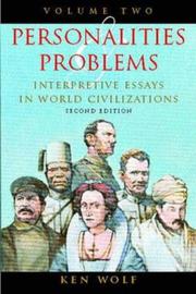Cover of: Personalities and problems by Ken Wolf