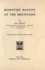 Cover of: Dorothy Dainty at the mountains