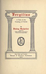 Cover of: Vergilius: a tale of the coming of Christ.
