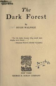 Cover of: The dark forest. by Hugh Walpole
