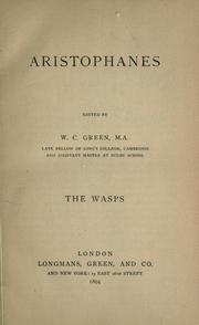 Cover of: The  wasps. by Aristophanes