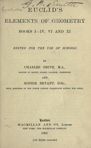 Cover of: Euclid's elements of geometry: books I-IV, VI and XI