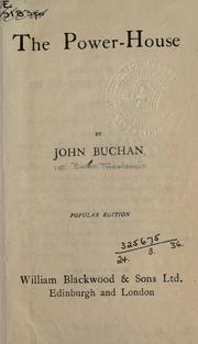 Cover of: The power-house. by John Buchan