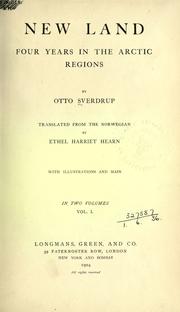 Cover of: New land by Otto Neumann Sverdrup