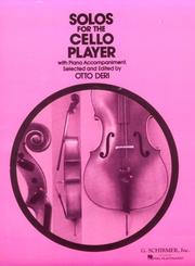 Solos for the Cello Player by Hal Leonard Corp. Staff, Otto Deri