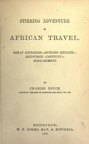 Cover of: Stirring adventure in African travel