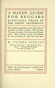 Cover of: A handy guide for beggars by Vachel Lindsay