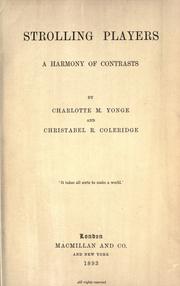 Cover of: Strolling players by Charlotte Mary Yonge