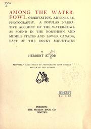 Cover of: Among the water-fowl by Herbert Keightley Job, Herbert Keightley Job