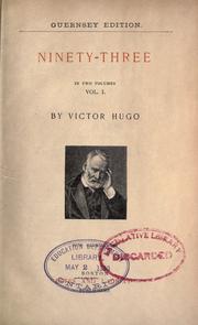 Cover of: Ninety-three by Victor Hugo