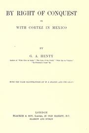 Cover of: By right of conquest by G. A. Henty